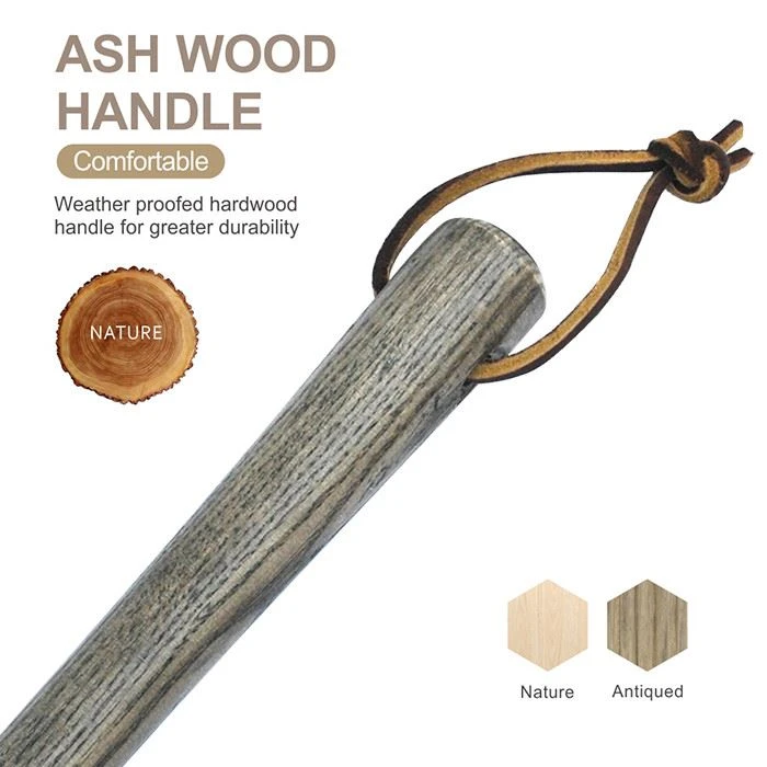 Long handled garden trowel handle